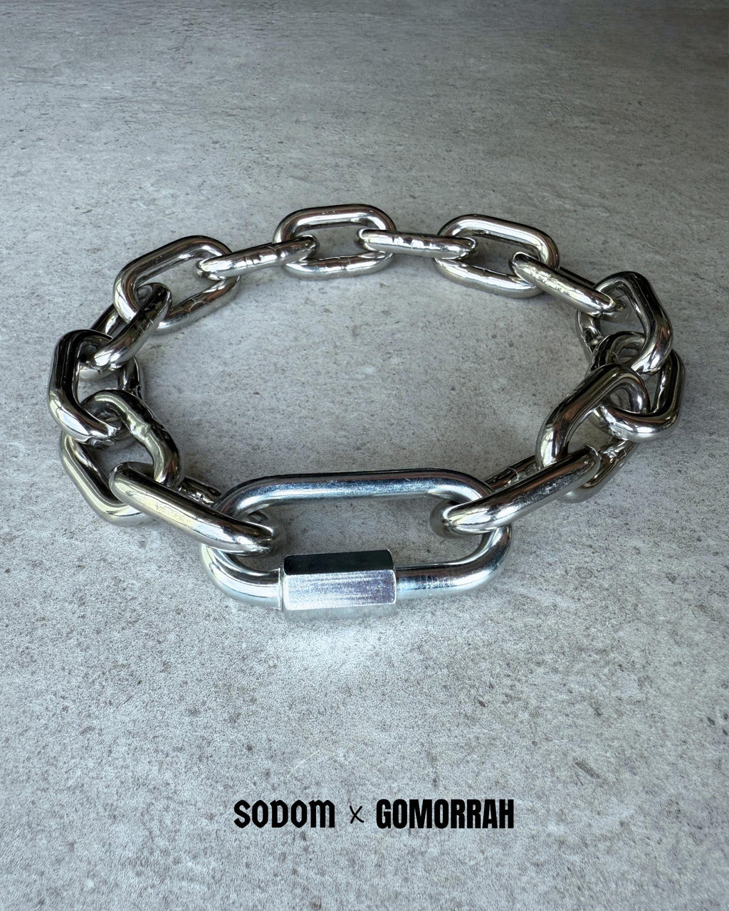 Bold 8mm Stainless Steel Chain Choker Necklace