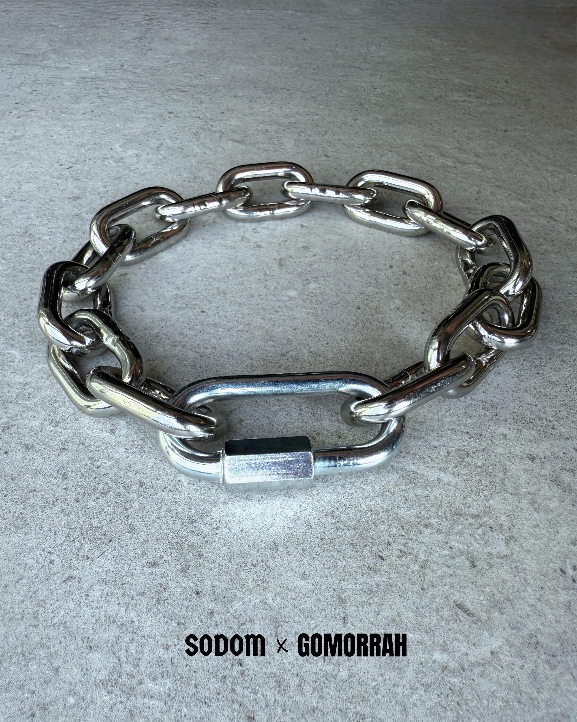 Bold 8mm Stainless Steel Chain Choker Necklace