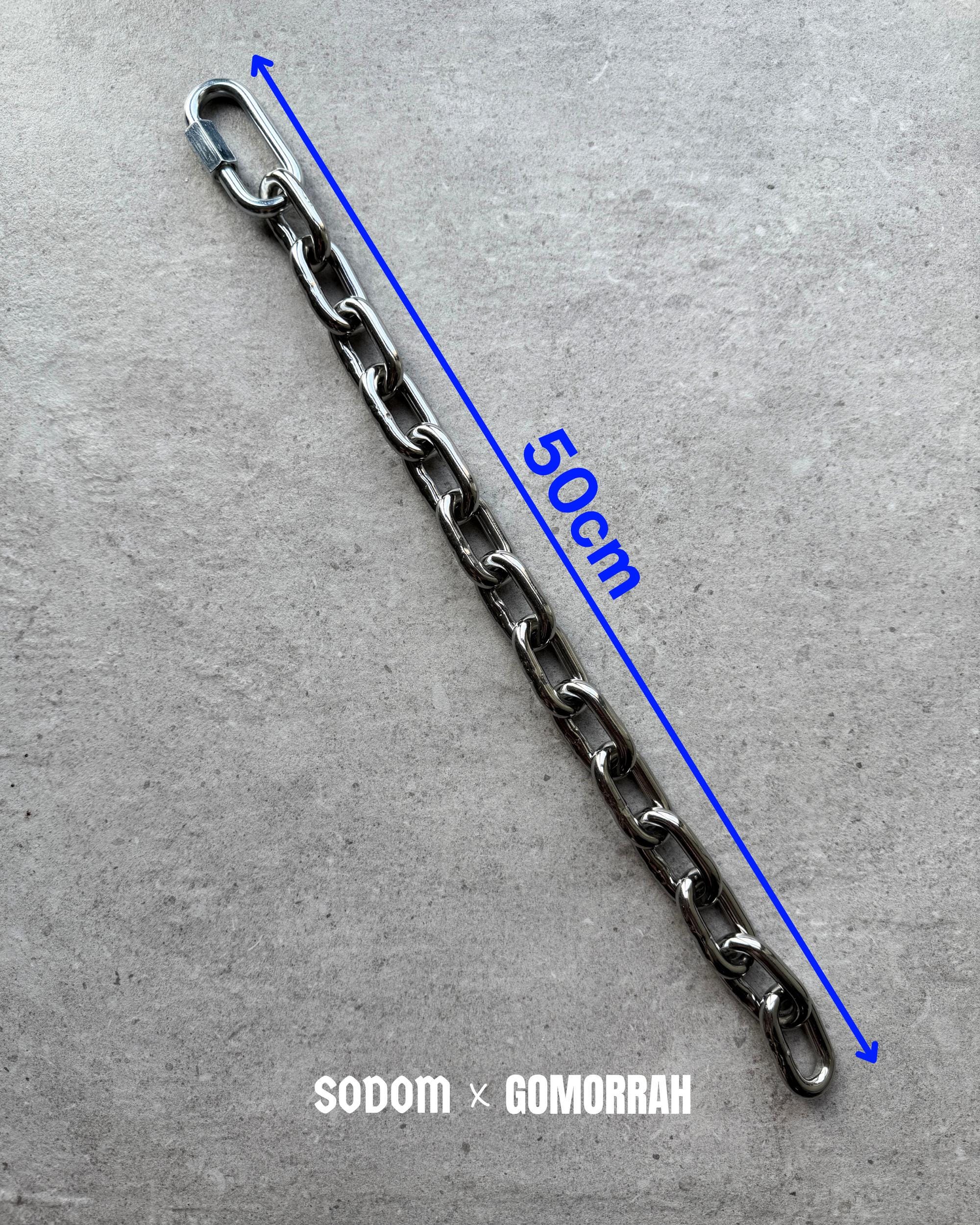 Bold 8mm Stainless Steel Chain Choker Necklace