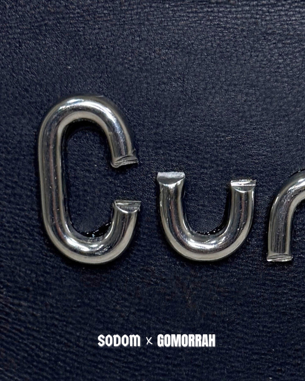 CUNT Chain Art in Leather Frame