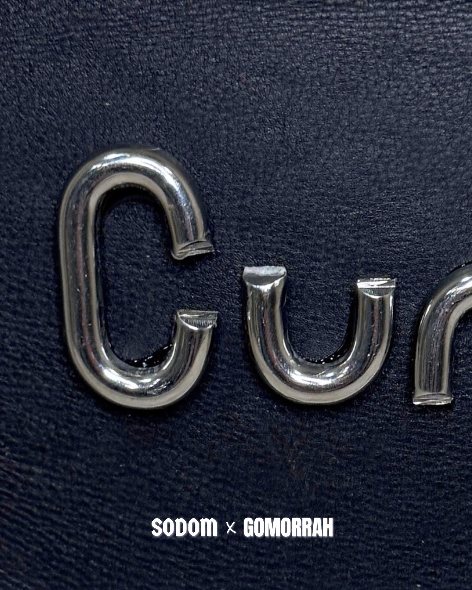 CUNT Chain Art in Leather Frame