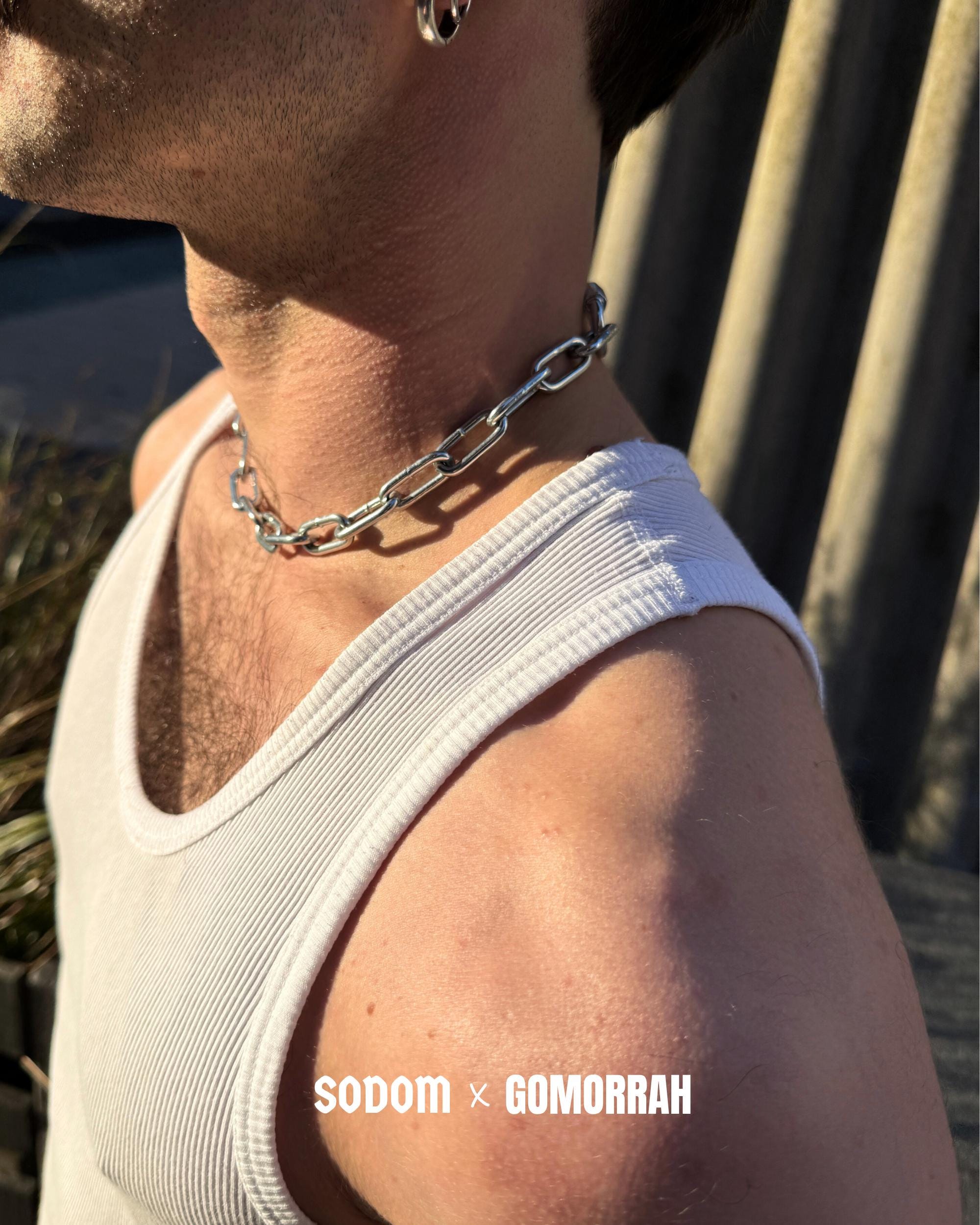 Lightweight 3mm Stainless Steel Queer Day Choker Chain Necklace