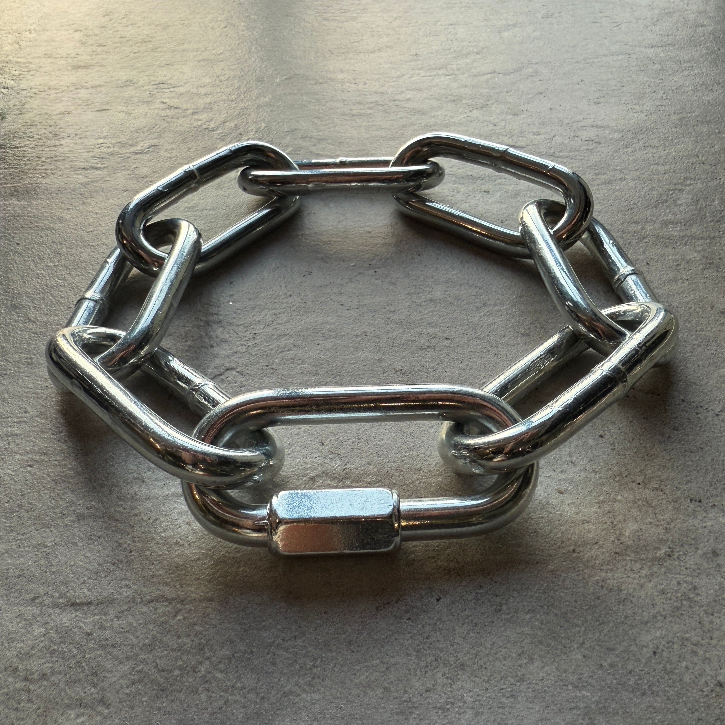 Heavy 10mm Stainless Steel Chain Choker Necklace