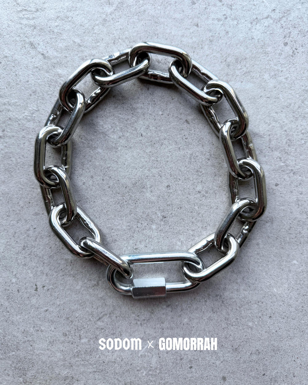 Bold 8mm Stainless Steel Chain Choker Necklace