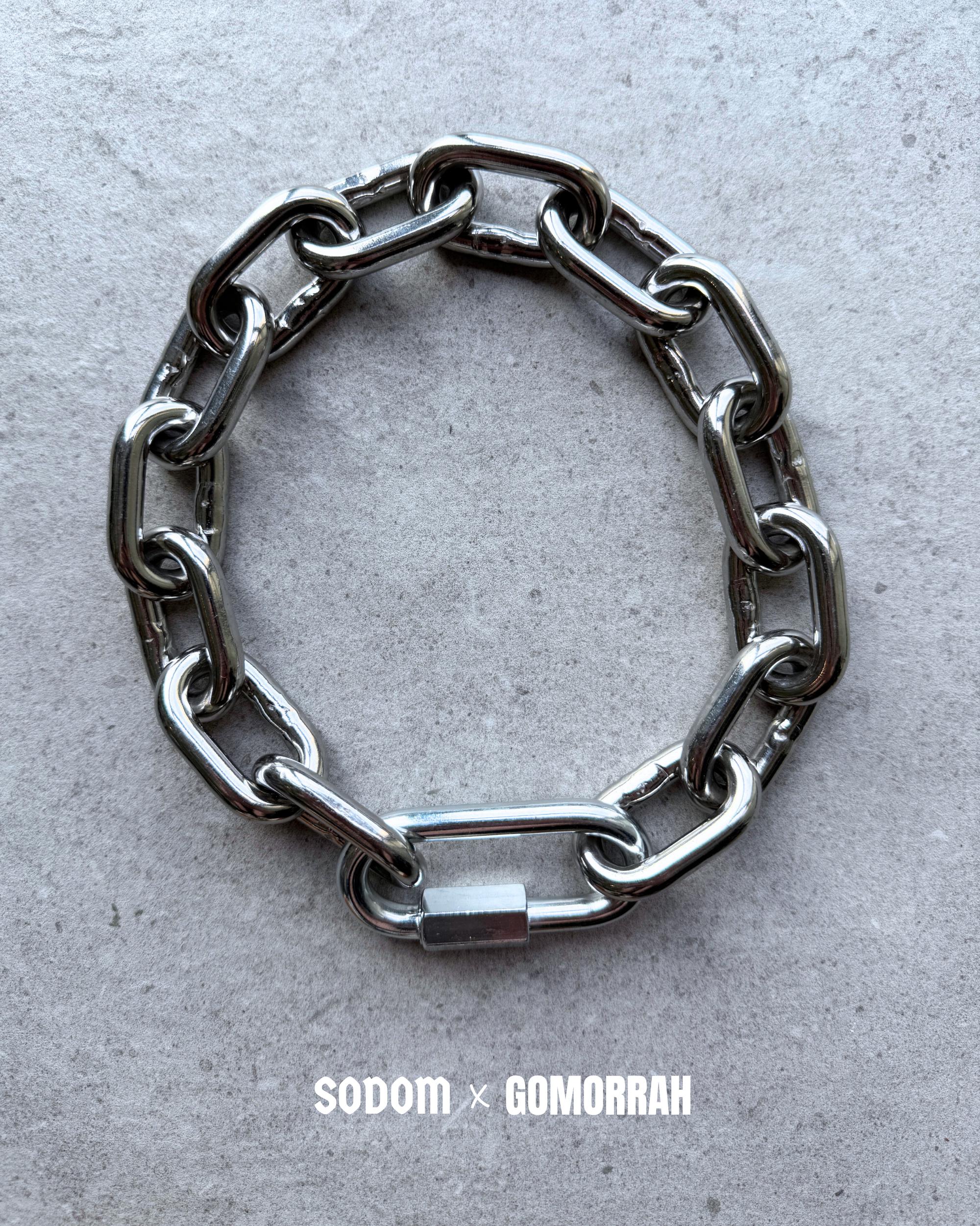 Bold 8mm Stainless Steel Chain Choker Necklace