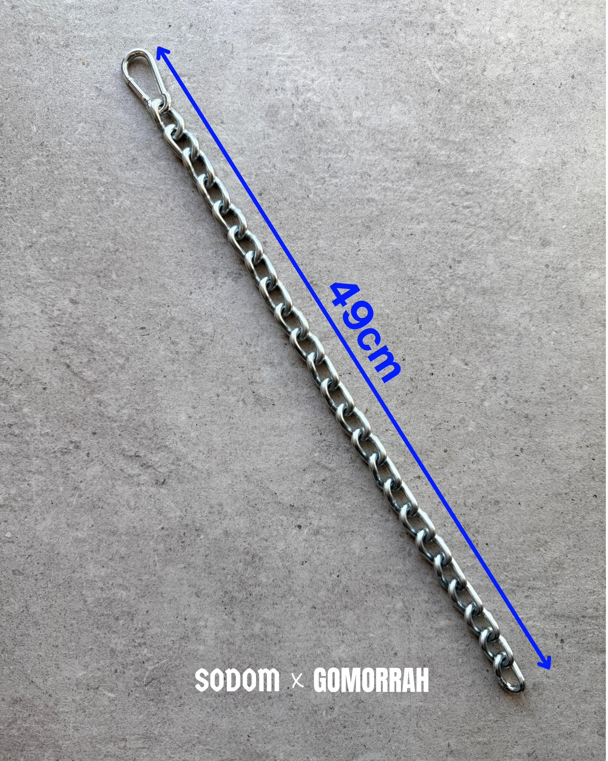 Twisted 5mm Steel Chain Choker Necklace