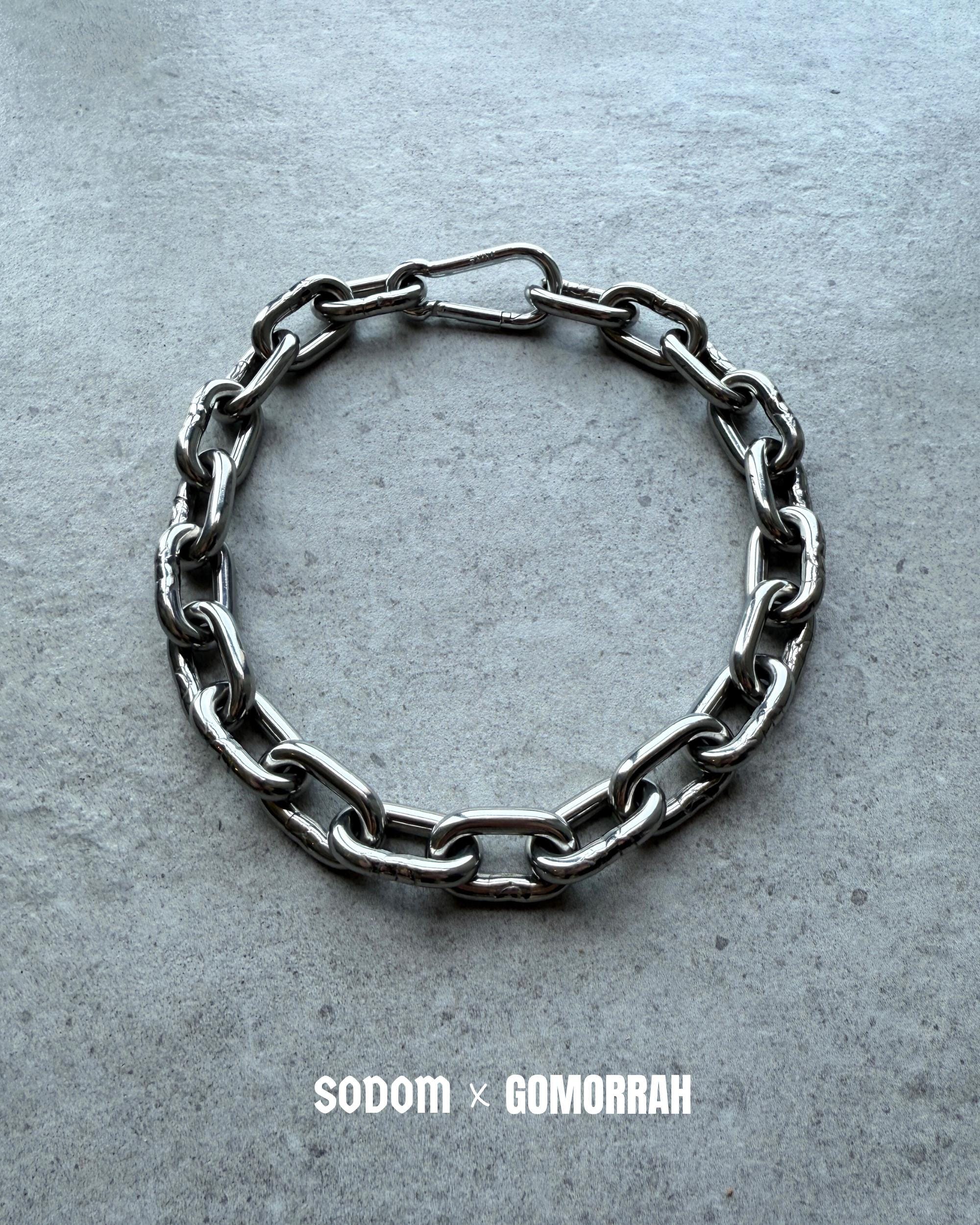 Chunky 6mm Stainless Steel Chain Choker Necklace