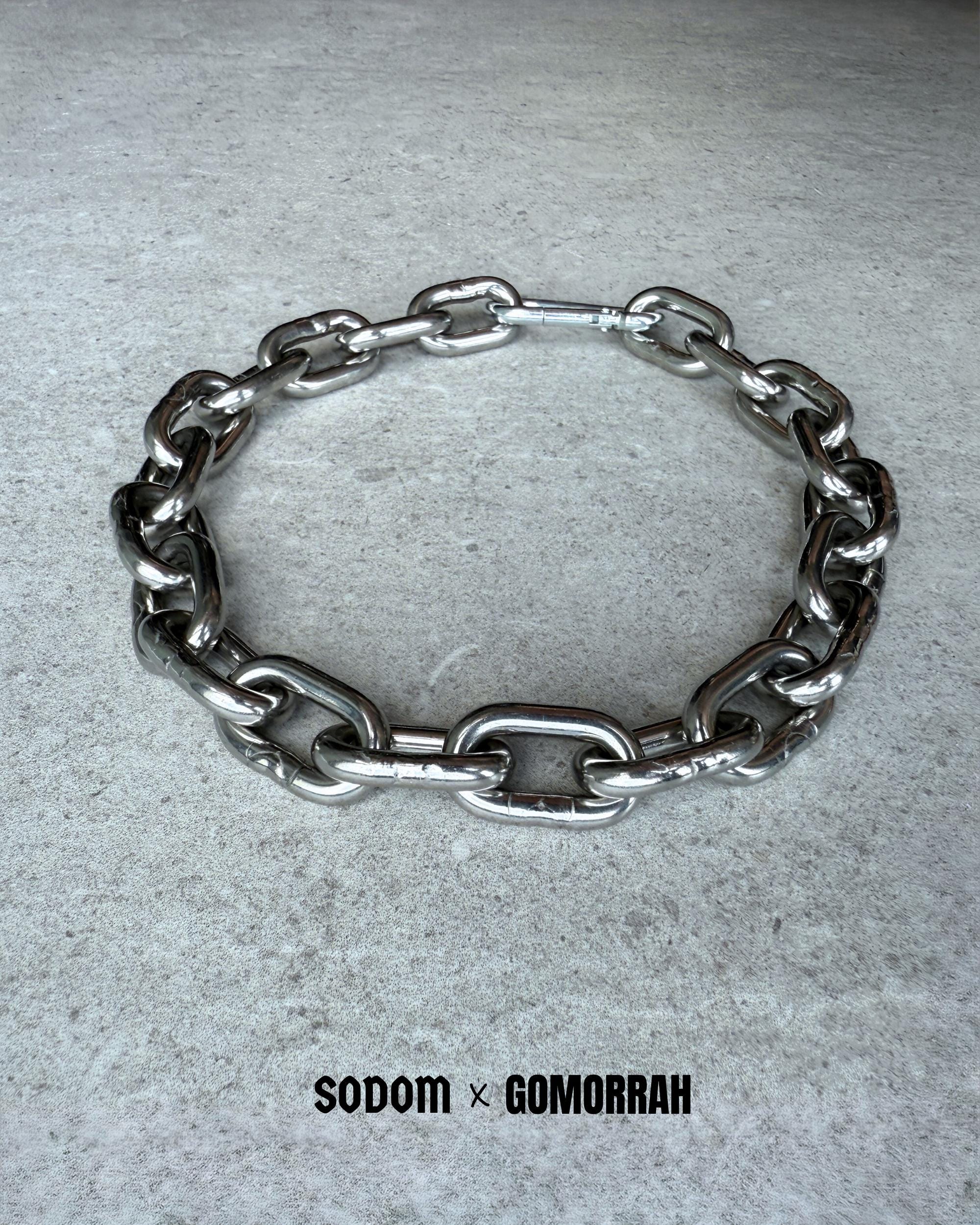 Chunky 6mm Stainless Steel Chain Choker Necklace