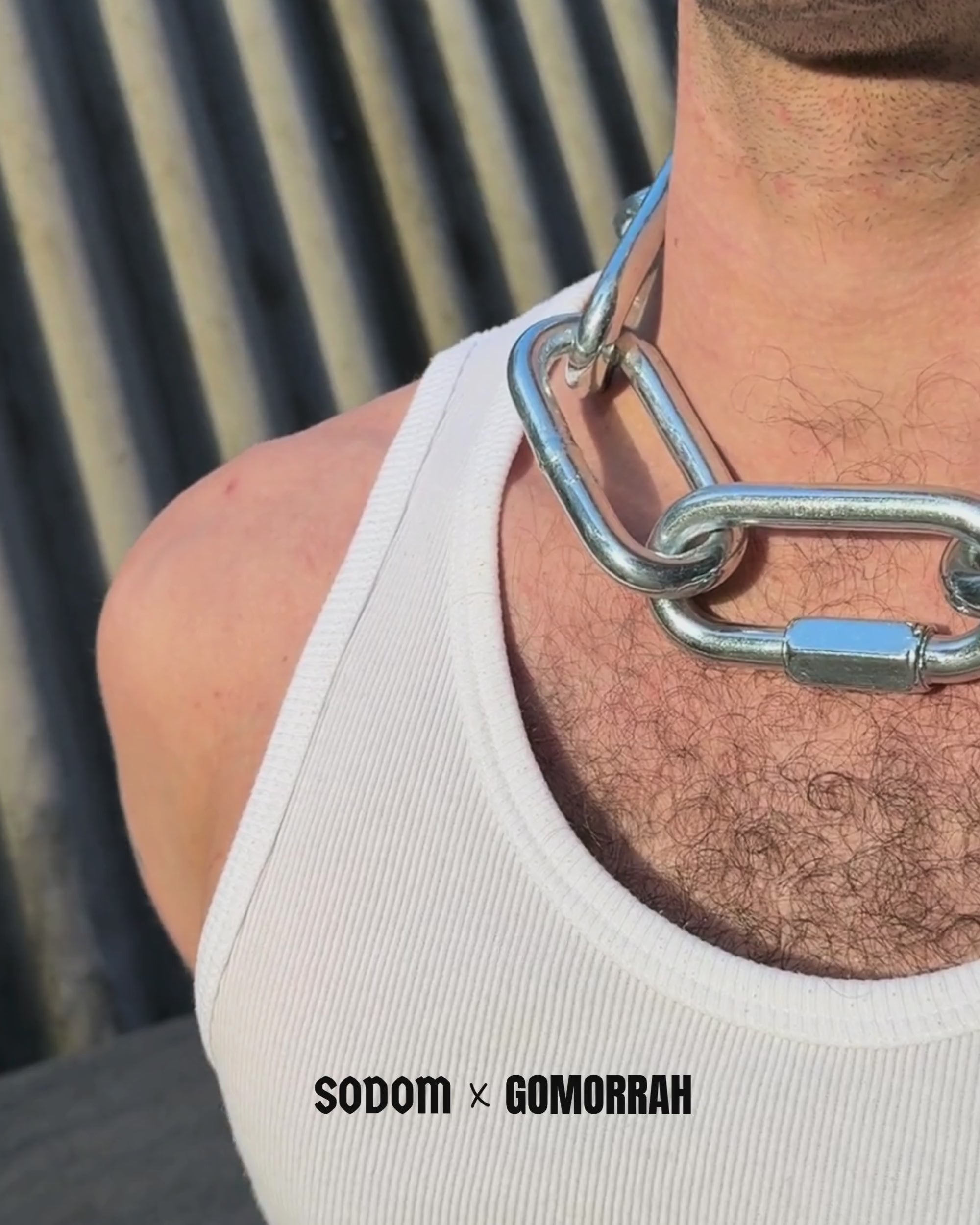 Heavy 10mm Stainless Steel Chain Choker Necklace