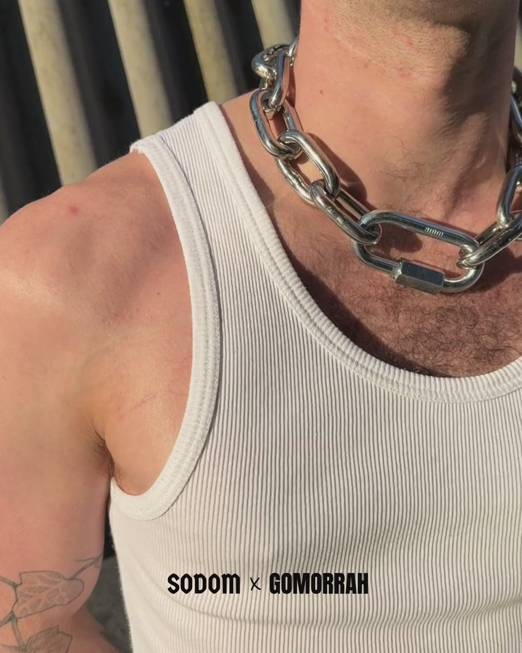 Bold 8mm Stainless Steel Chain Choker Necklace